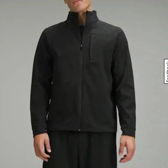 Lululemon Men’s Sojourn Black Zip Jacket Size Large